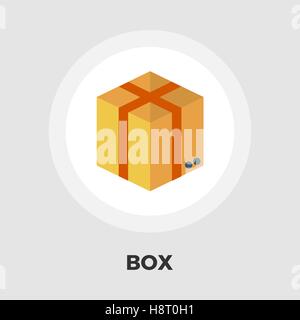 Cartoon Box icon vector. Flat icon isolated on the white background. Editable EPS file. Vector illustration. Stock Vector