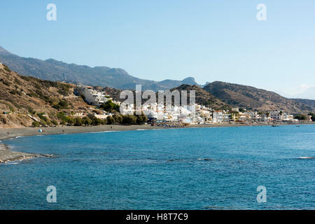 Griechenland, Kreta, Mirtos westlich von Ireapetra, Urlaubsort am Meer, Stock Photo