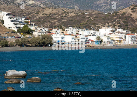 Griechenland, Kreta, Mirtos westlich von Ireapetra, Urlaubsort am Meer, Stock Photo