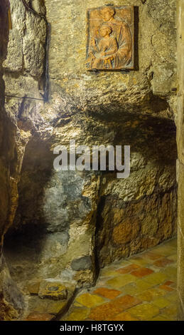 The crypt in the cave under the Church of the Nativity is the holiest ...