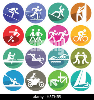 Sport icon set Stock Photo