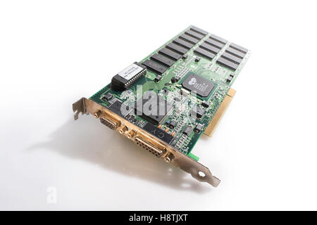 pci card over a white background Stock Photo