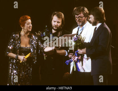 KJERSTIN DELLERT Swedish opera singer awarded Björn Ulvaeus ,Mikael B Tretow and Benny Andersson Stock Photo