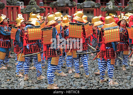 Japan, Nikko, festival, samurai parade, people, Stock Photo