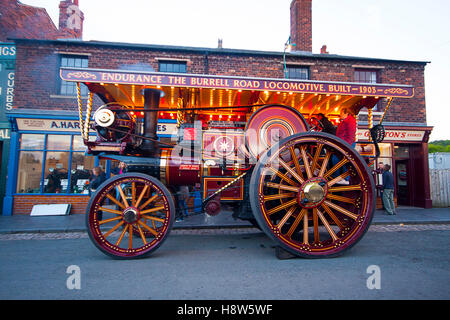 Steam Powered Tractor Stock Photo