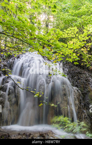 Cascade en forêt de Saint Pons, BDR, France 13 Stock Photo