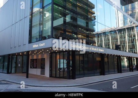 Building of Guildhall School of Music & Drama, London Stock Photo