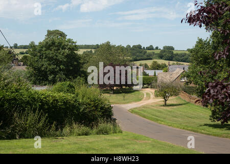 The village and civil parish of Swerford, Oxfordshire, England UK Stock Photo