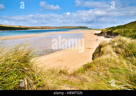 Rock; Beach; Cornwall; UK Stock Photo