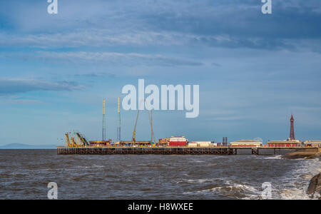 South Pier, Blackpool, Lancashire, UK. Stock Photo