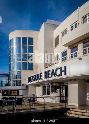 Pleasure Beach sign, Blackpool, Lancashire, UK. Stock Photo