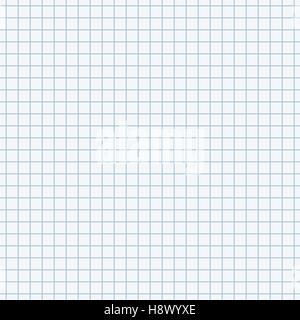 School notebook seamless pattern. Blue lines. Stock Vector
