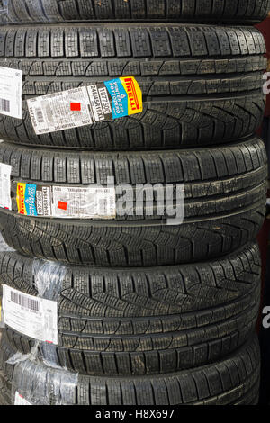 Pirelli Winter 240 Sottozero winter tires for cars Stock Photo