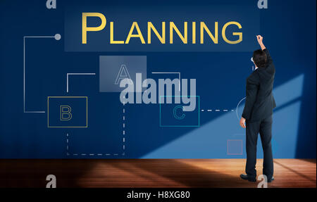 Planning Strategy Discussion Solutions Process Concept Stock Photo