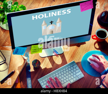 Holiness Holy Religion Spirituality Wisdom Church Concept Stock Photo