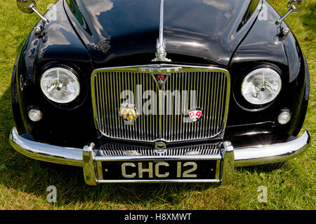 Vintage Rover cars at an enthusiasts rally in Toddington, UK Stock Photo