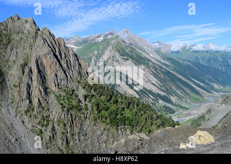 Himalayas Kashmir Landscape Himalayan mountains Scenic view Jammu and Kashmir India Stock Photo