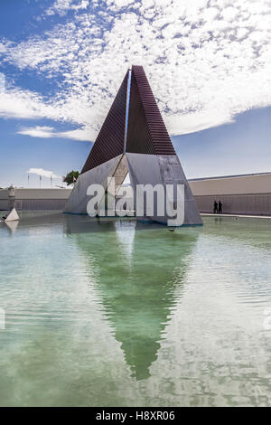 Monumento aos Combatentes do Ultramar. Monument built to remember the Portuguese military fallen in the African Colonial War. Stock Photo