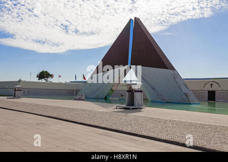 Monumento aos Combatentes do Ultramar. Monument built to remember the Portuguese military fallen in the African Colonial War. Stock Photo