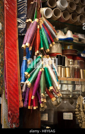 Reels of sabra-yarn in Fès, Morocco Stock Photo