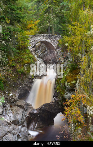 Falls of Bruar, Perthshire, Scotland in autumn Stock Photo