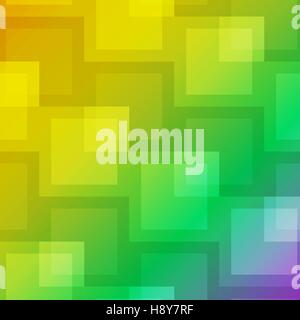 Square shape abstract on colorful background, stock vector Stock Vector