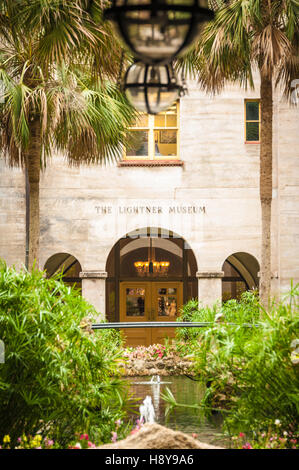Courtyard of The Lightner Museum in St. Augustine, Florida, USA. Stock Photo