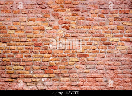 old restored traditional brick wall Stock Photo