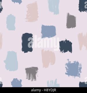 Seamless brush strokes pattern Stock Vector