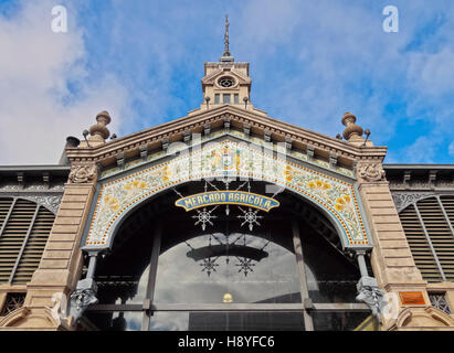 Uruguay, Montevideo, View of the Mercado Agricola. Stock Photo