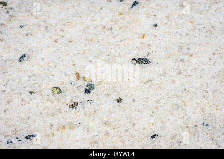 Salt crystals at salt mine, close up photo Stock Photo