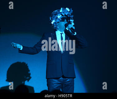 Miami Beach, FL, USA. 16th Nov, 2016. Pet Shop Boys perform at the Fillmore on November 16, 2016 in Miami Beach, Florida. Credit:  Mpi04/Media Punch/Alamy Live News Stock Photo