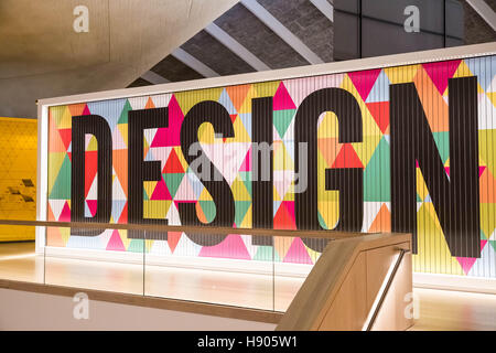 London, UK. 17th November, 2016. Design Museum press preview ahead of the news museum’s public opening on 24 November 2016, showing the £83-million transformation of the Grade-II listed building Credit:  Guy Corbishley/Alamy Live News