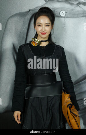 Madrid, Spain. 17th Nov, 2016. Victoria Song attends 'LOEWE Past, Present, Future' exhibition at Jardin Botanico on November 17, 2016 in Madrid, Spain. Credit:  Jimmy Olsen/Media Punch ***No Spain***/Alamy Live News Stock Photo