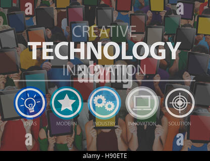 Creative Technology Innovation Media Digital Concept Stock Photo