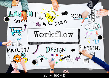 Method Strategy Business Workflow Progress Concept Stock Photo