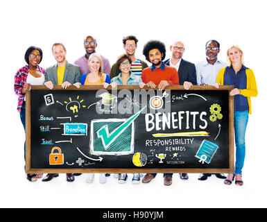 Benefits Gain Profit Income Earning Students Learning Concept Stock Photo