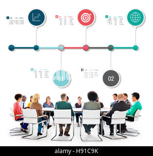 Analysis Data Diagram Inforgrapic Information Concept Stock Photo