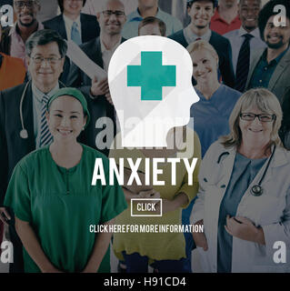 Anxiety Disorder Apprehension Medical Concept Stock Photo