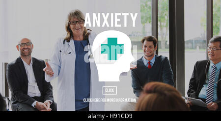 Anxiety Disorder Apprehension Medical Concept Stock Photo