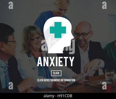 Anxiety Disorder Apprehension Medical Concept Stock Photo