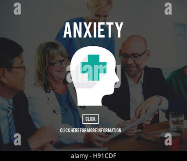 Anxiety Disorder Apprehension Medical Concept Stock Photo