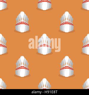 Bowling Pins Seamless Pattern Stock Vector