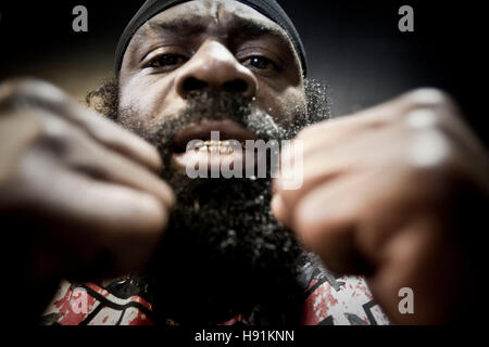 Kevin Ferguson AKA Kimbo Slice at the Mandalay Bay Hotel and Casino on July 10, 2009 in Las Vegas, Nevada. Photo by Francis Specker Stock Photo