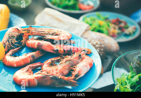 Food Lunch Celebration Party Flavors Concept Stock Photo