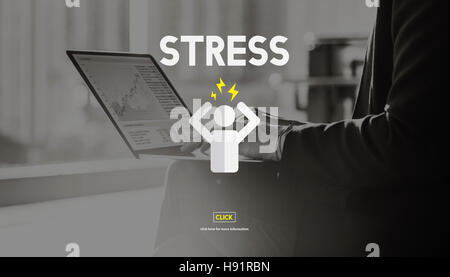 Stress Management Tension Anxiety Strain Rehabilitation Concept Stock ...