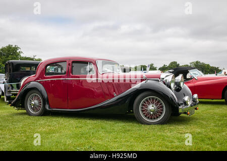 Vintage car show - Jaguar Mark IV Stock Photo