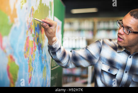 Geography Worldwide Explorer Continent Country Concept Stock Photo