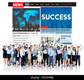 Success Accomplishment Achievement Growth Successful Concept Stock Photo