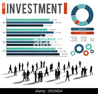 Investment Financial Money Accounting Economy Concept Stock Photo